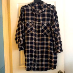 Sanctuary Plaid Tunic